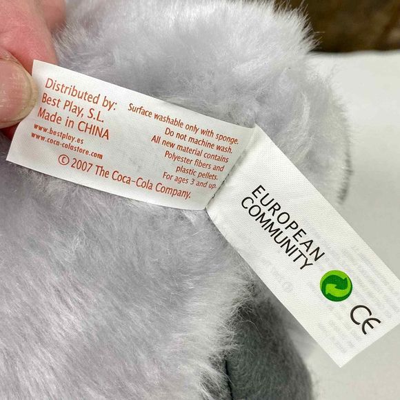 Plush Stuffed Animal Baby Penguin 8.5" by Best Play Coca-Cola 2007 Original Tag - Picture 8 of 10